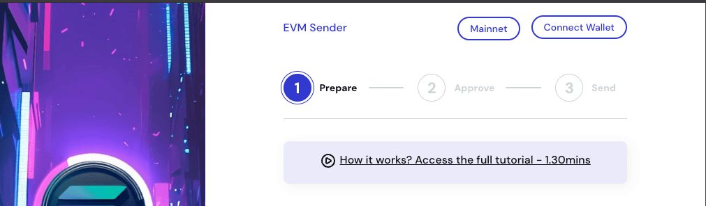 Connect Solana wallet on Metasender